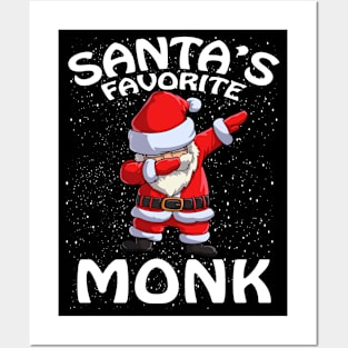 Santas Favorite Monk Christmas Posters and Art